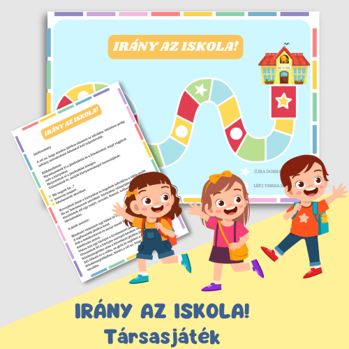 Irány az iskola - társasjáték